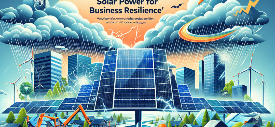 Harnessing Solar Power for Business Resilience: How Taurus Renewables’ Weather-Resistant Solutions Ensure Continuous Energy Supply During UK Climate Challenges