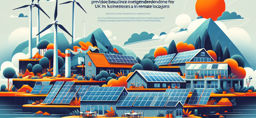 Navigating Energy Challenges: How Taurus Renewables’ Off-Grid Systems Provide Resilience and Energy Independence for UK Businesses in Remote Locations